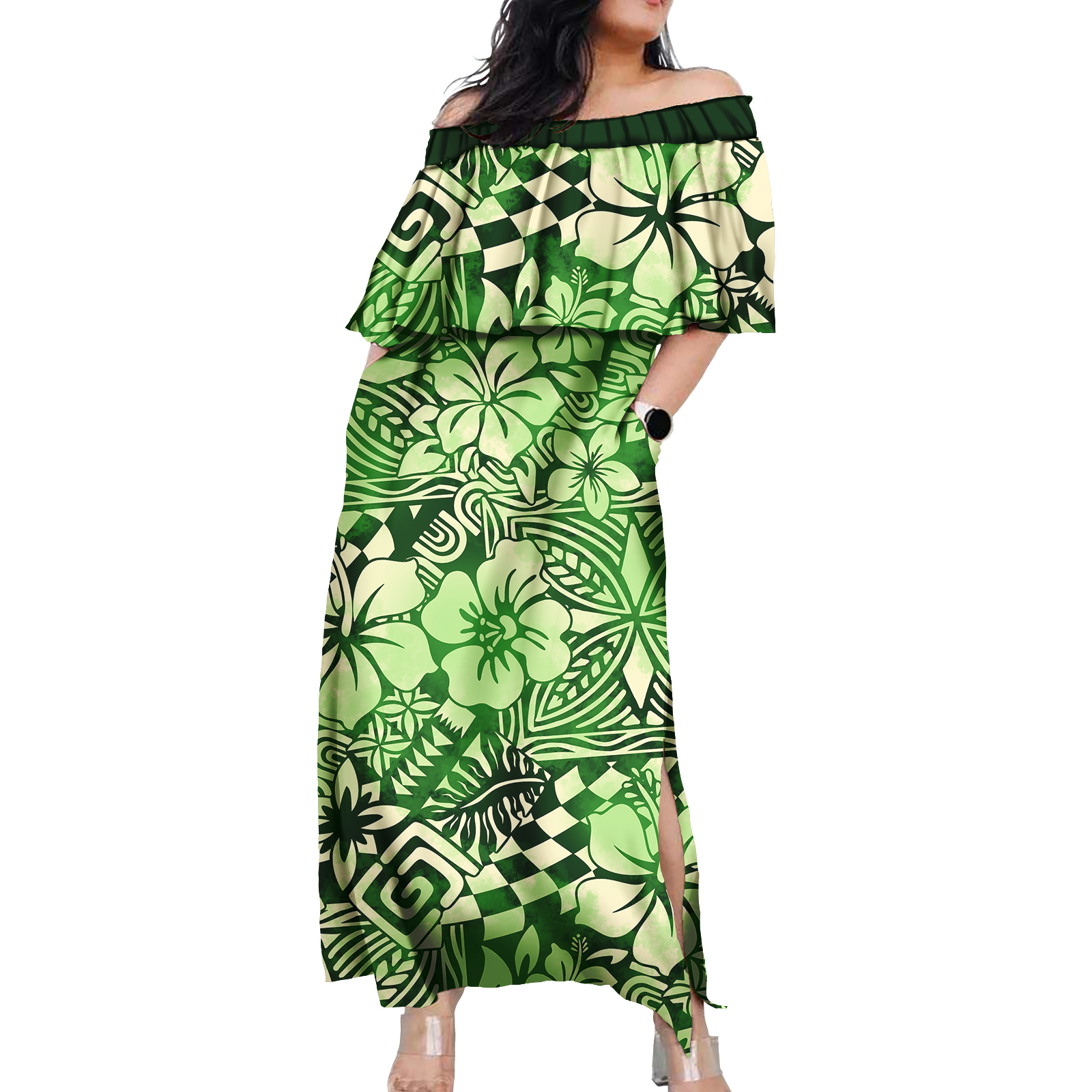 Hawaiian Floral Design Women D - огляд і ціна Summer Clothing Plus Size