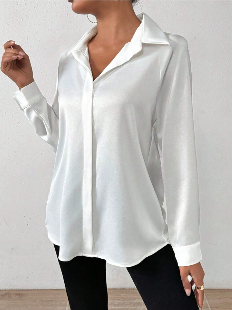 Women's Long Sleeve Silk-like  - огляд і ціна Quality Summer Clothing For Women