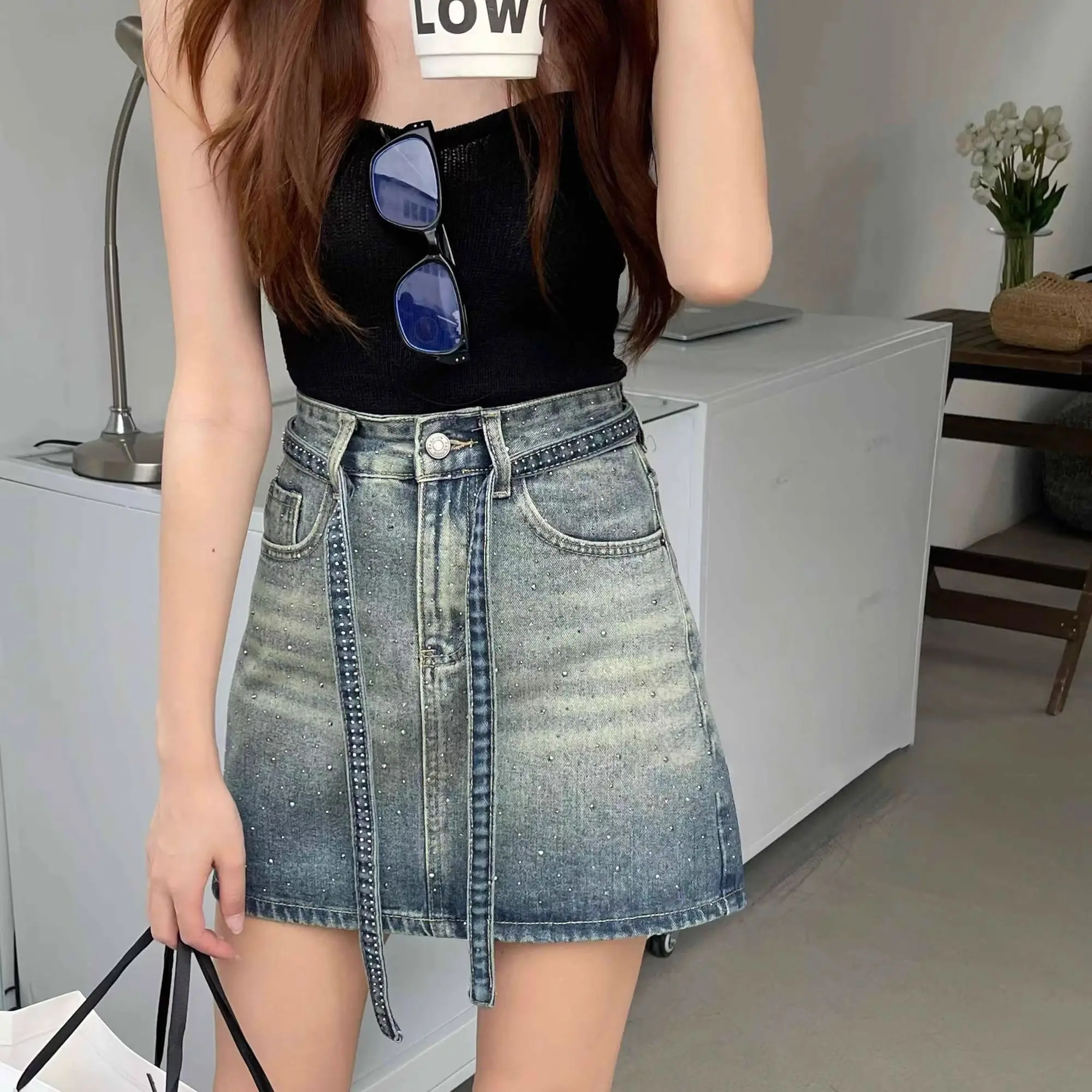 Jeans Skirts For Women Gradien - огляд і ціна Summer Clothing Cheap