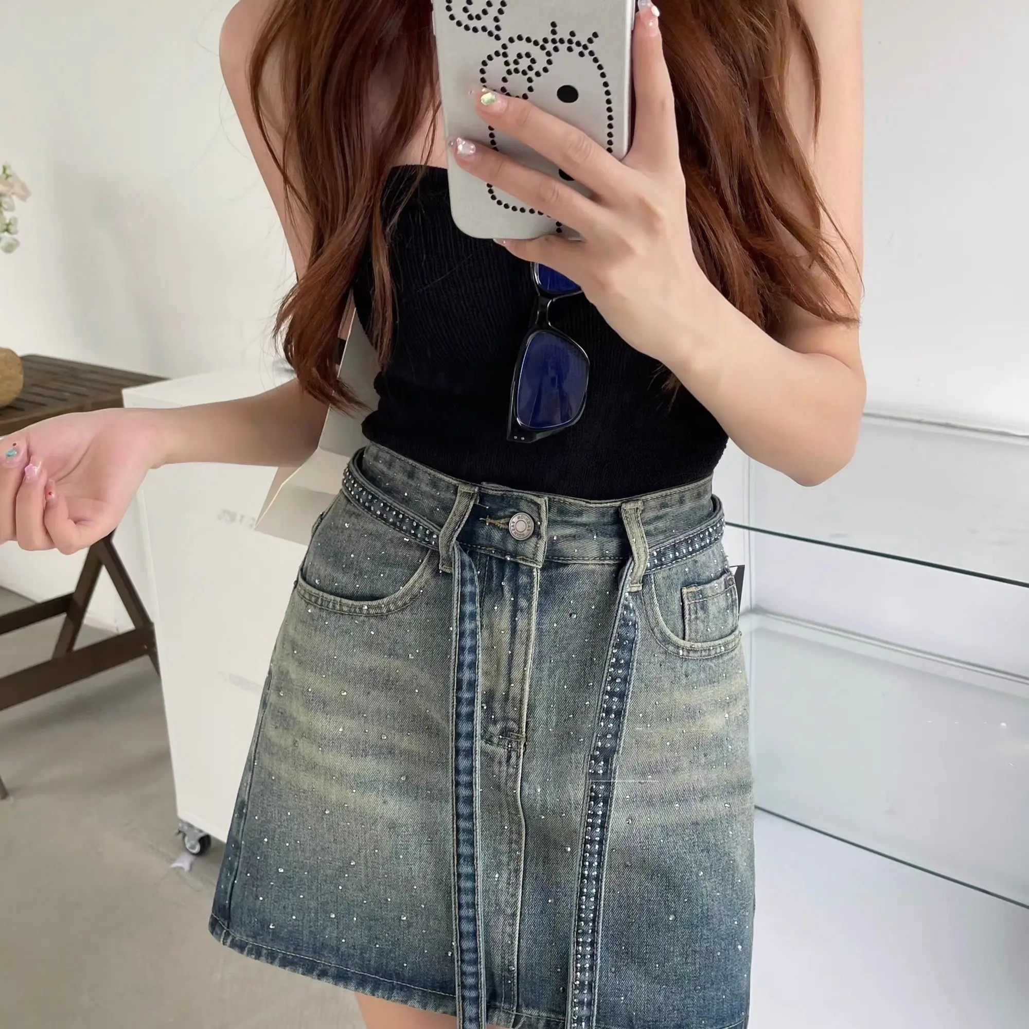 Jeans Skirts For Women Gradien - огляд і ціна Summer Clothing Cheap