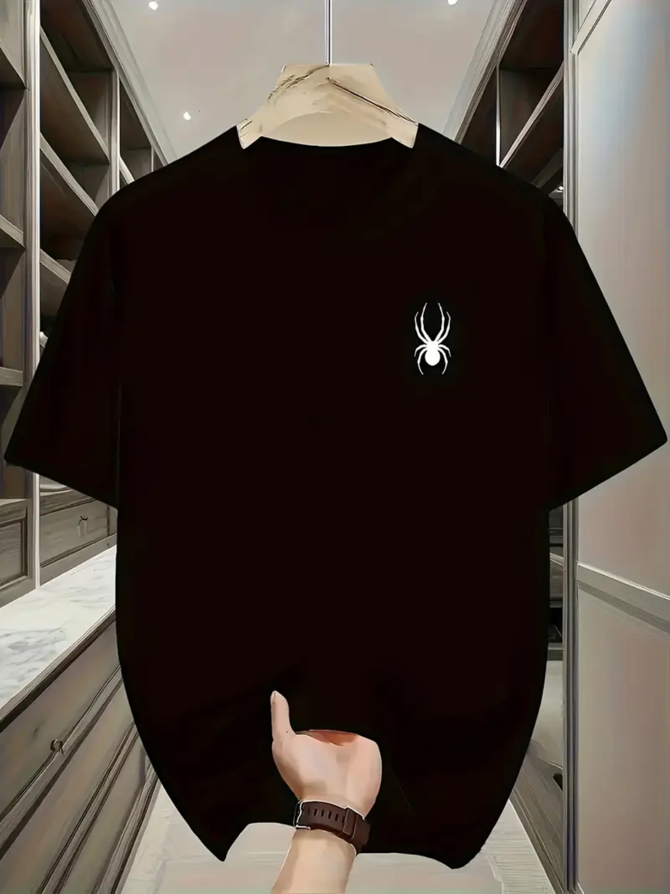 Short-sleeved T-shirt with sma - огляд і ціна Summer Clothing Affordable