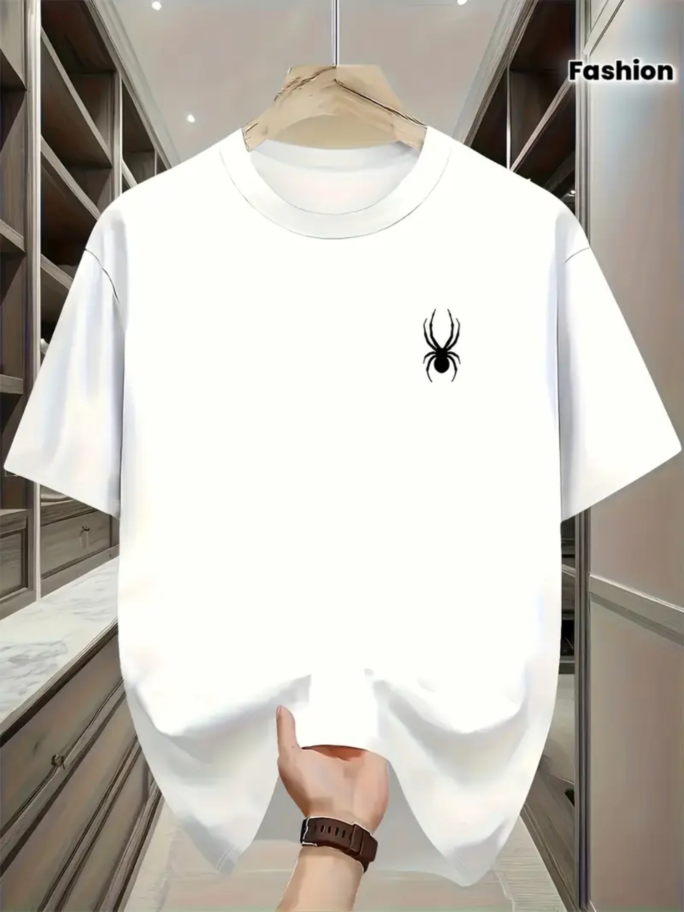 Short-sleeved T-shirt with sma - огляд і ціна Summer Clothing Affordable