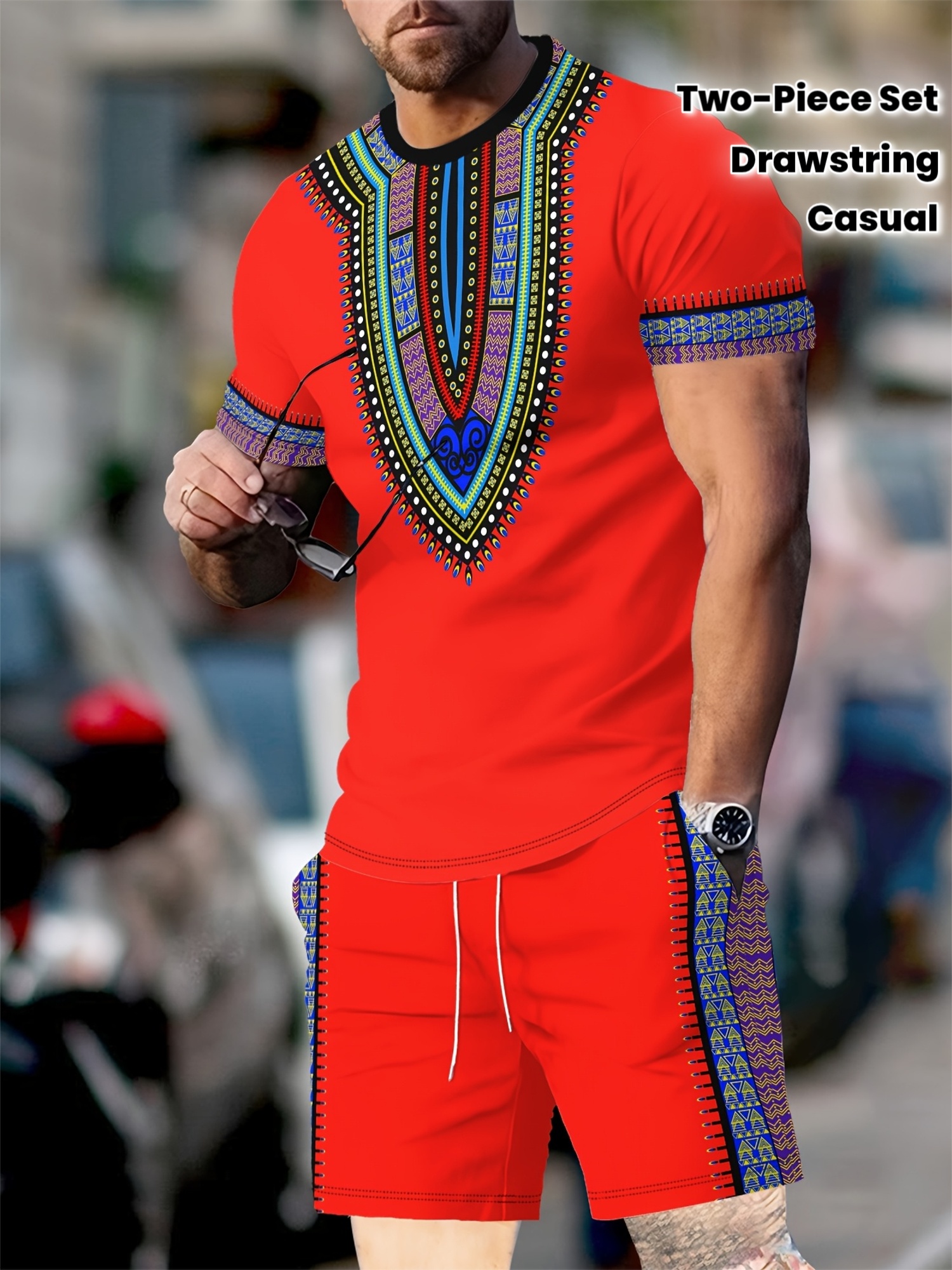 New Men's Suits African Dashik - огляд і ціна Summer Clothing Haul