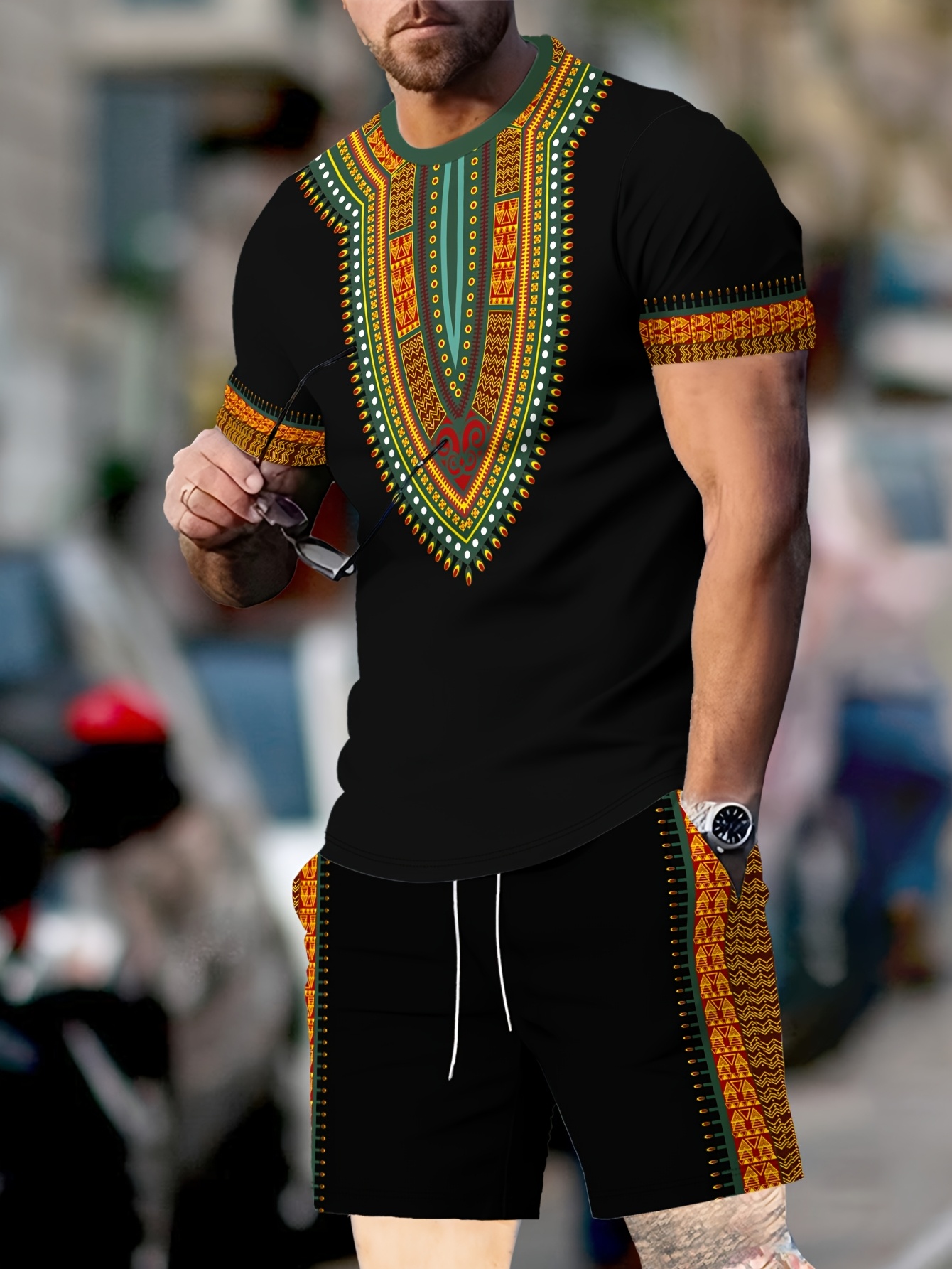 New Men's Suits African Dashik - огляд і ціна Summer Clothing Haul