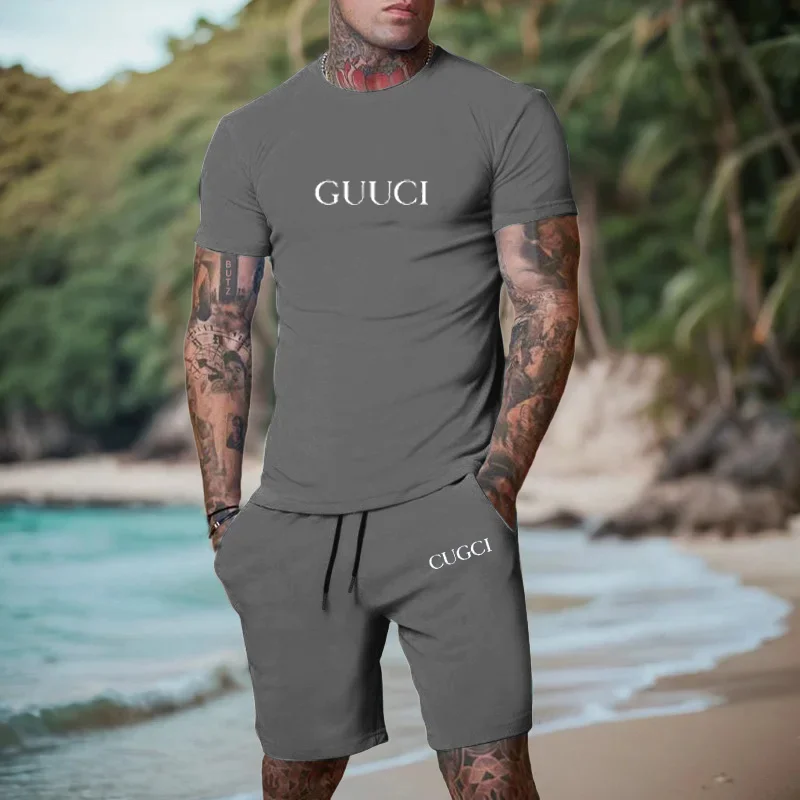 2026 Summer T-shirt, shorts me - огляд і ціна Summer Clothing Essentials Men