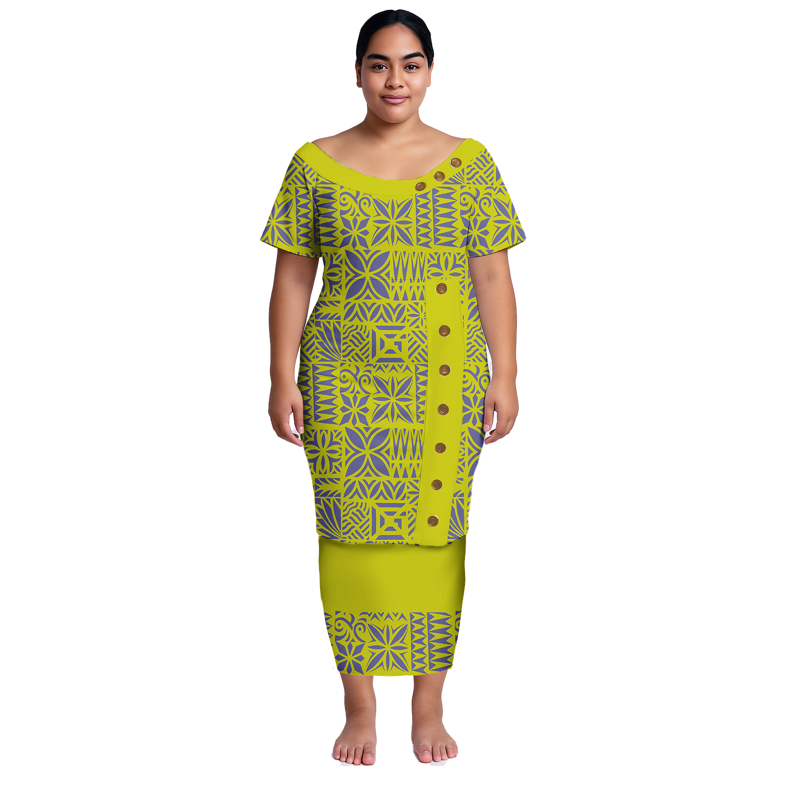 Plus Size Women Dresses Samoan - огляд і ціна Summer Clothing Plus Size