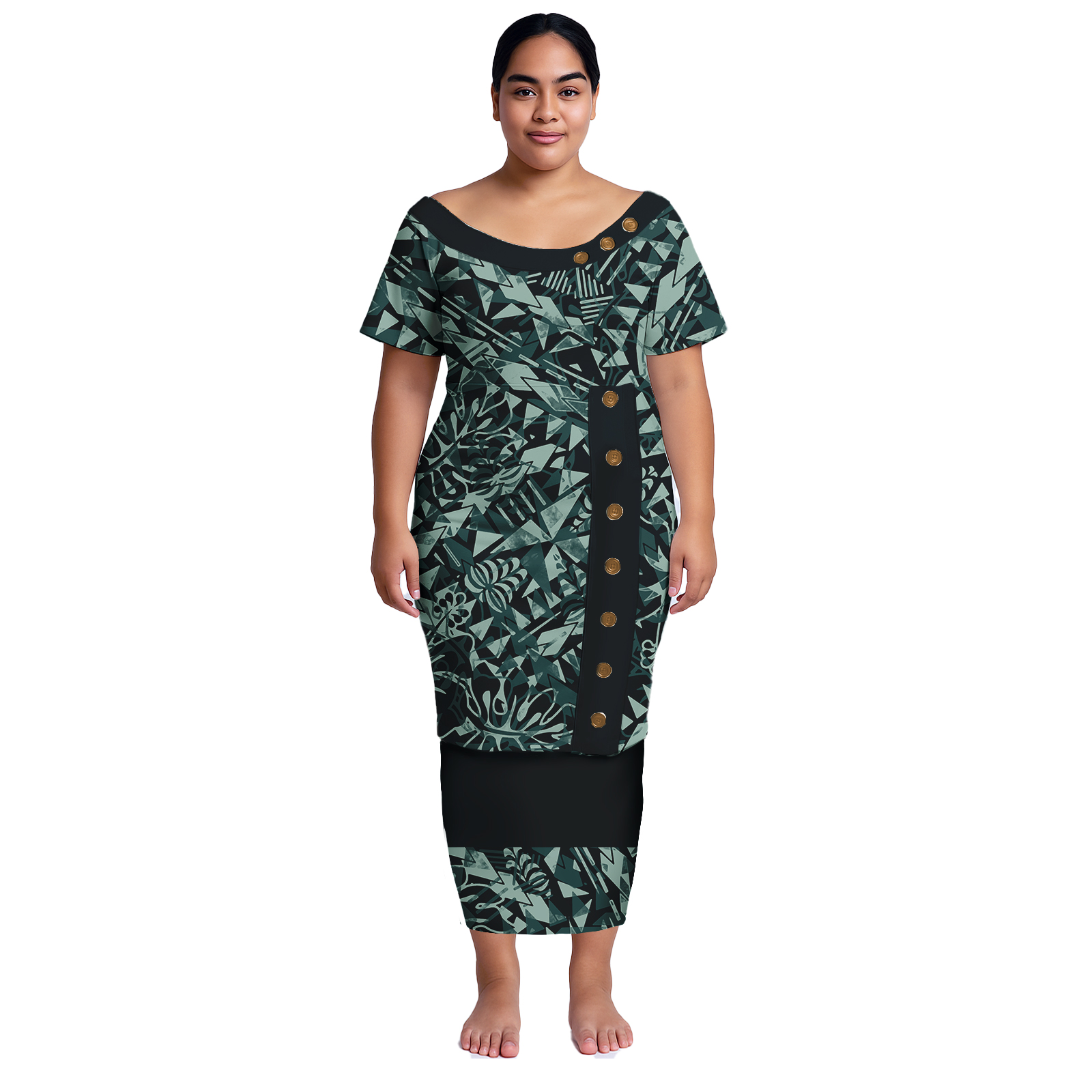 Plus Size Women Dresses Samoan - огляд і ціна Summer Clothing Plus Size