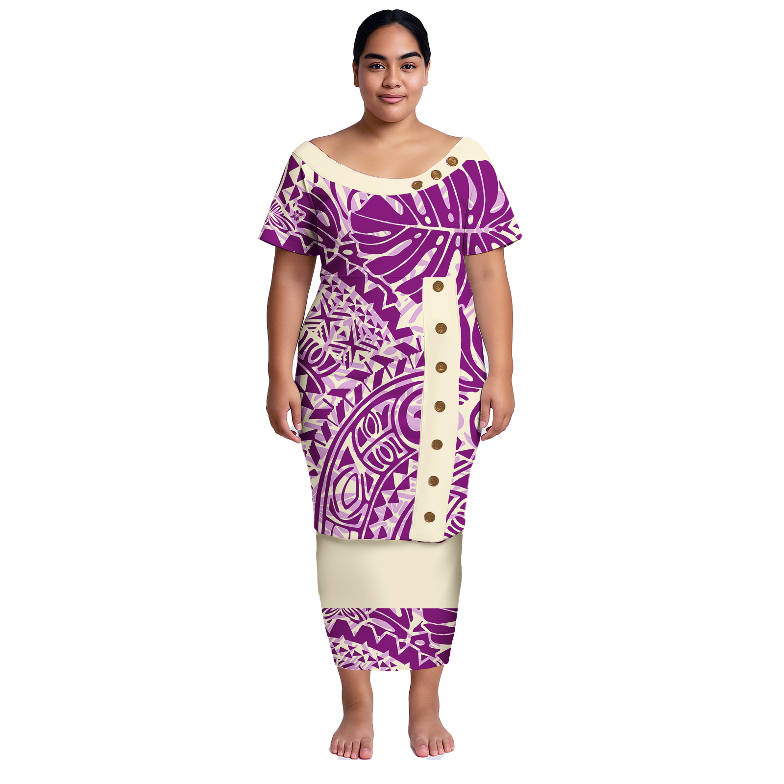 Plus Size Women Dresses Samoan - огляд і ціна Summer Clothing Plus Size