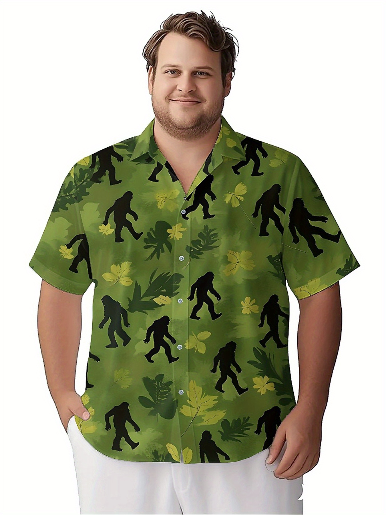 Men's Plus Size Hawaiian Shirt - огляд і ціна Summer Clothing Plus Size