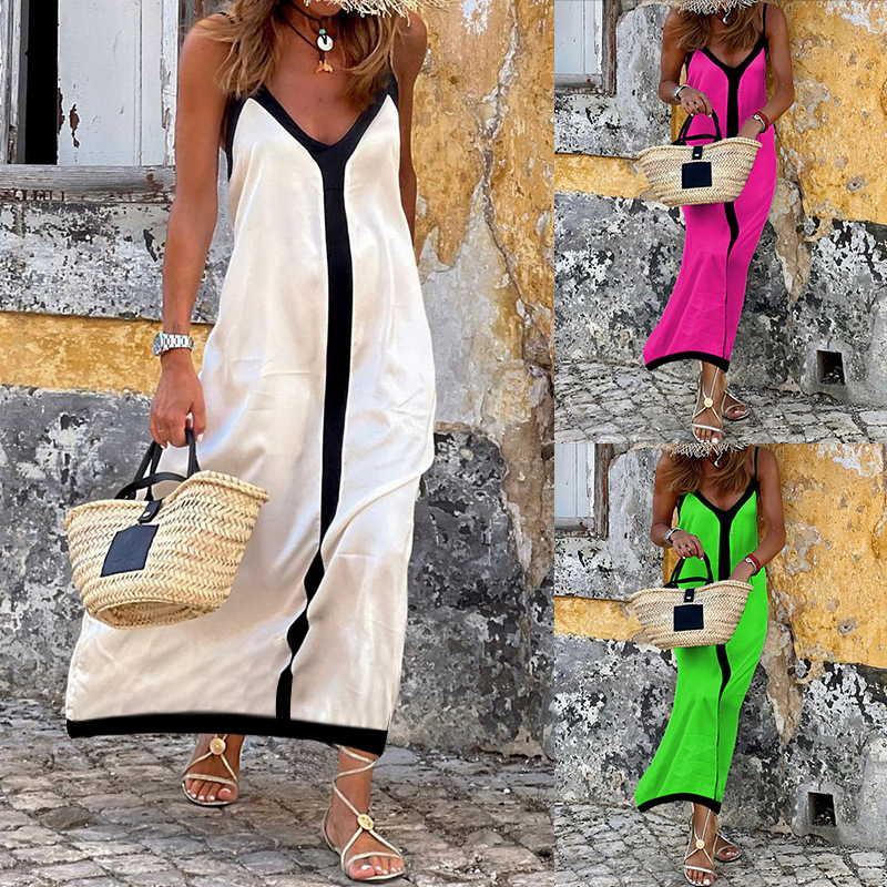 Color Block Maxi Dress Spring  - огляд і ціна Summer Evenings Clothing