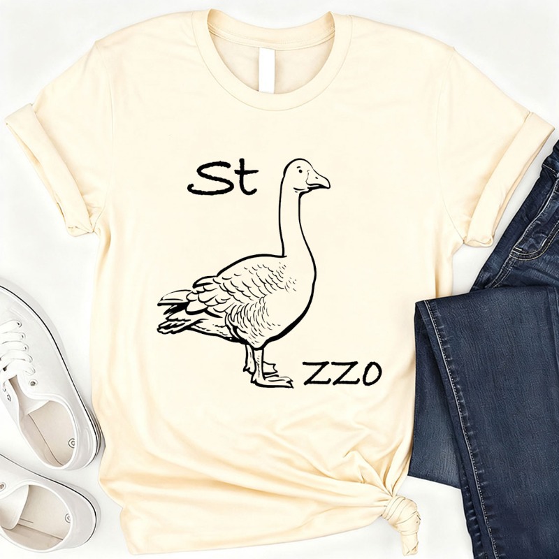 IMage Goose Rebus T-Shirt Funn - огляд і ціна Summer Clothing Images