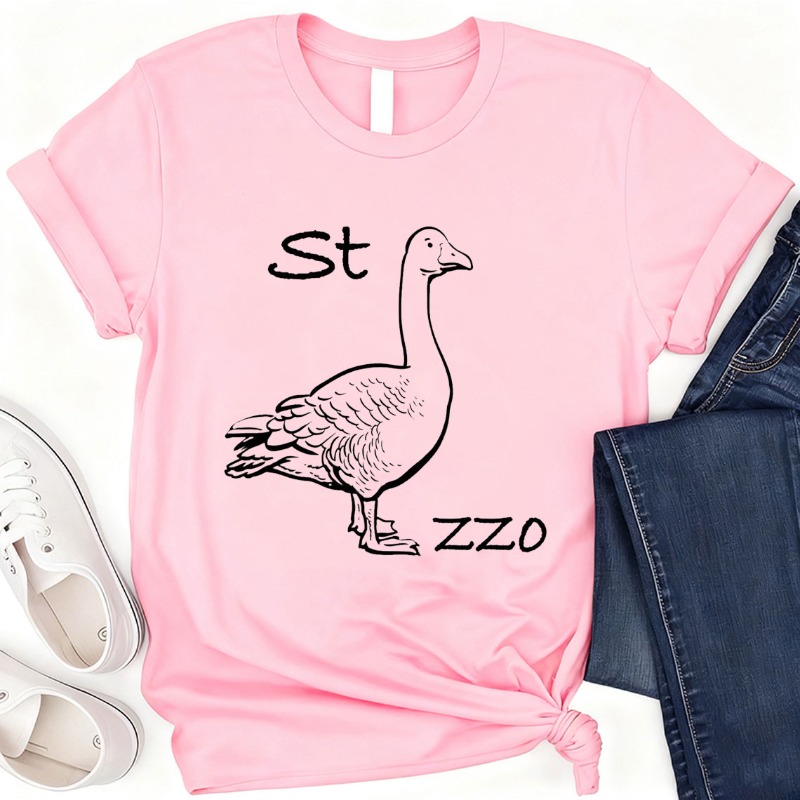 IMage Goose Rebus T-Shirt Funn - огляд і ціна Summer Clothing Images