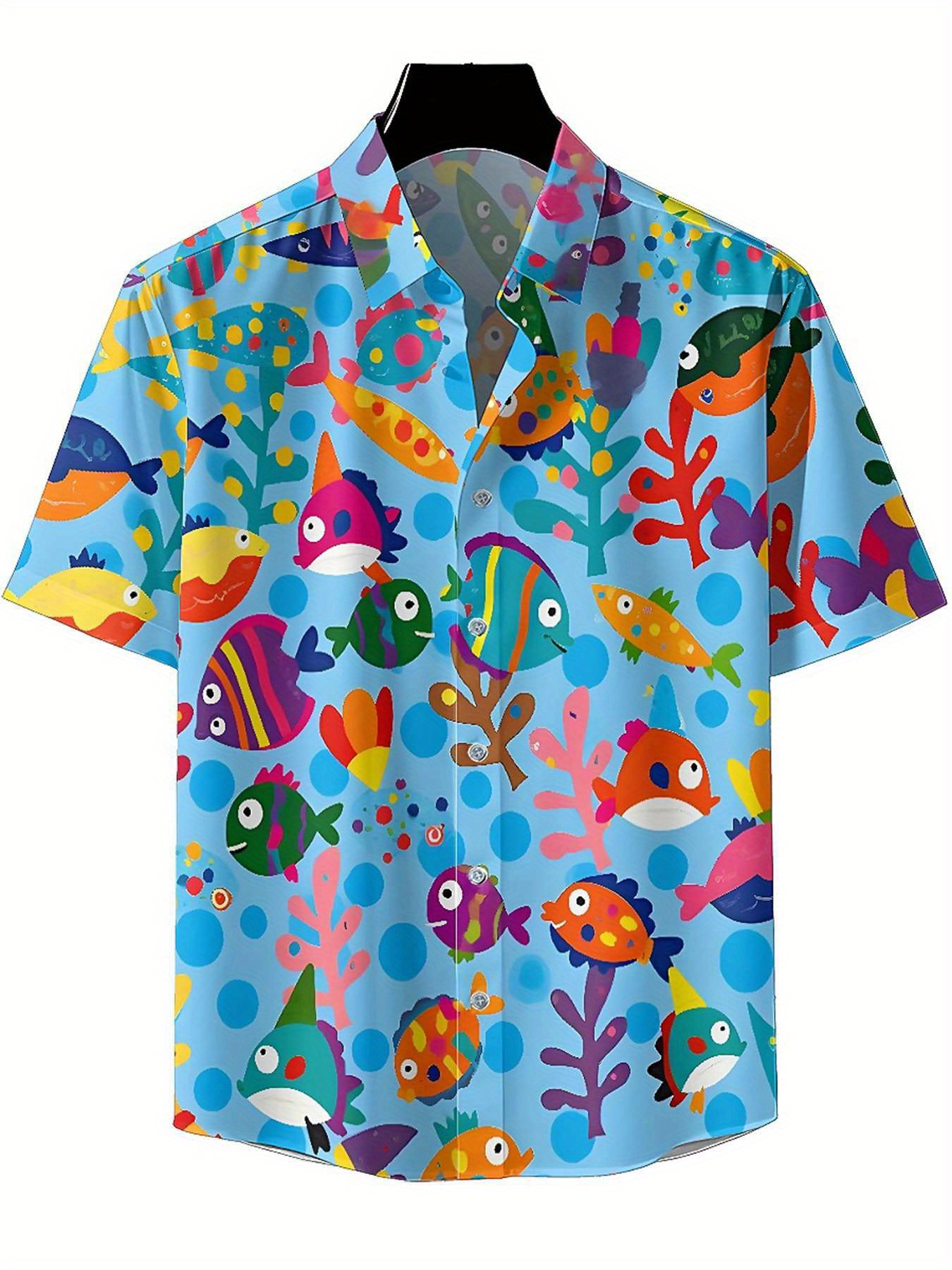 Men's Plus Size Hawaiian Shirt - огляд і ціна Summer Clothing Plus Size