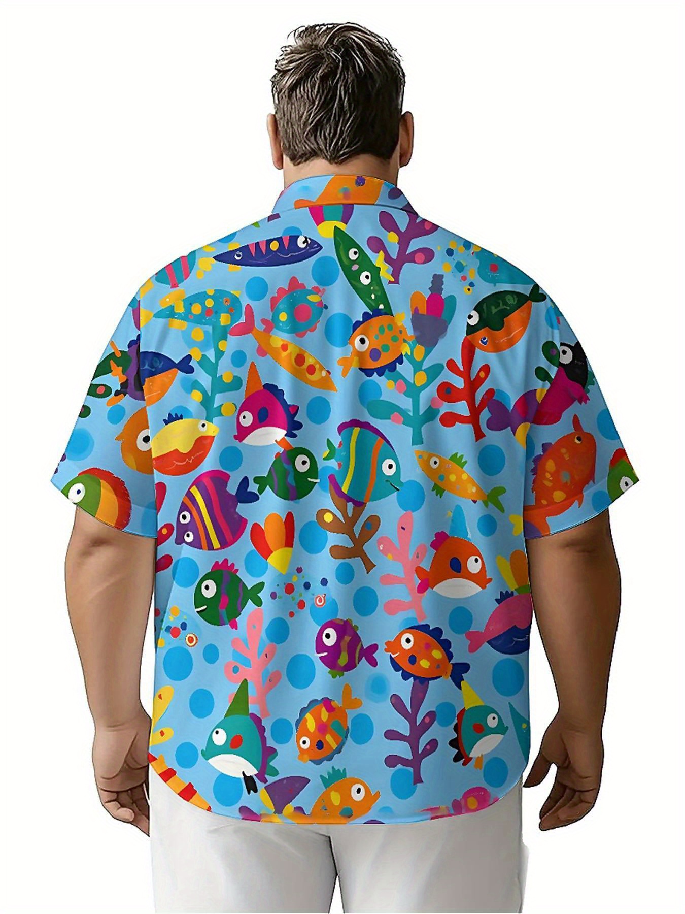 Men's Plus Size Hawaiian Shirt - огляд і ціна Summer Clothing Plus Size
