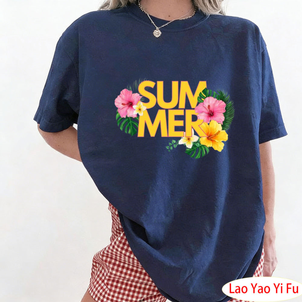 Summer Tropical Floral T-Shirt - огляд і ціна Summer Clothing Resort