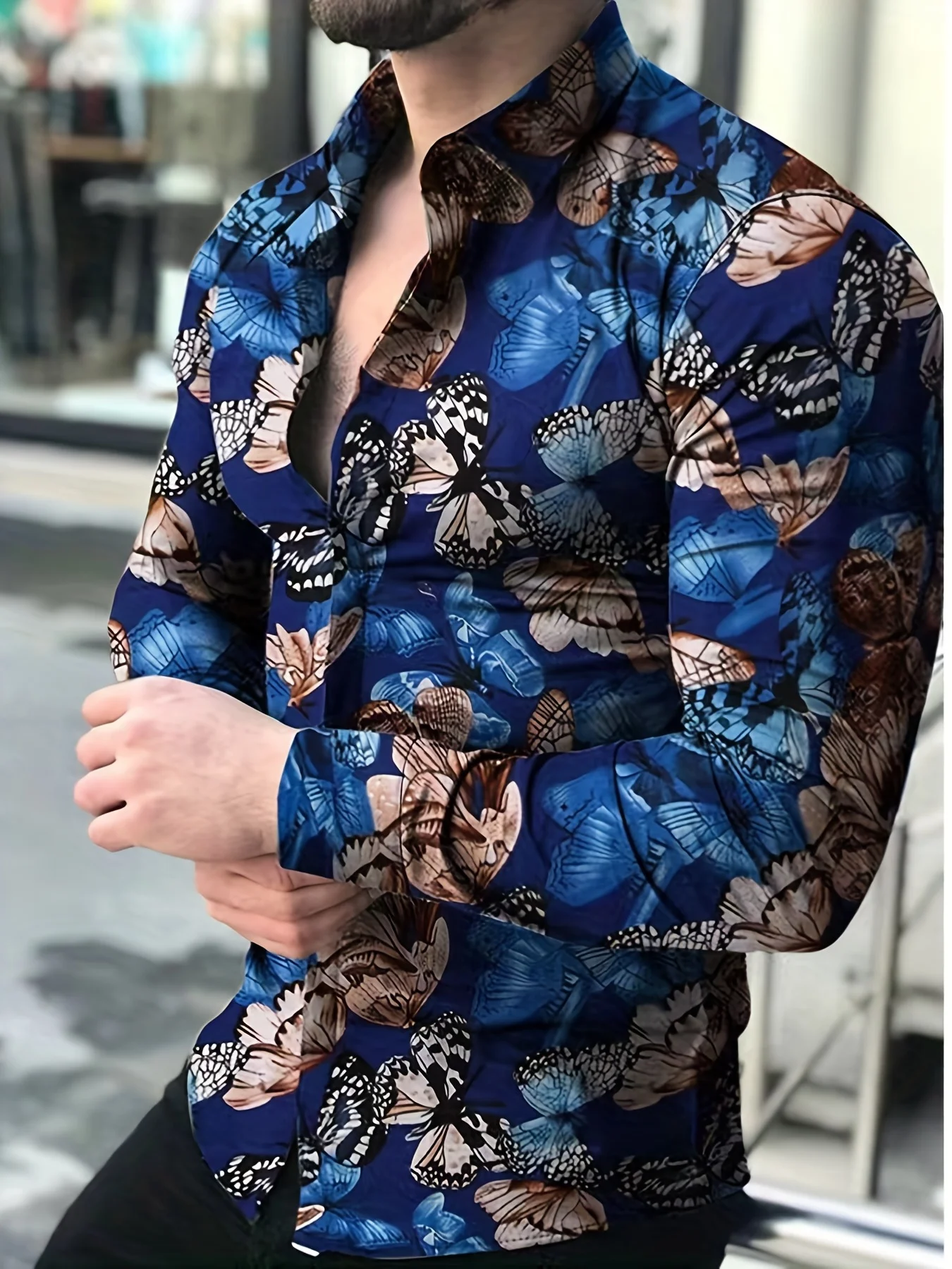 Men's Casual Fashion 3D Roses  - огляд і ціна Summer Rose Clothing