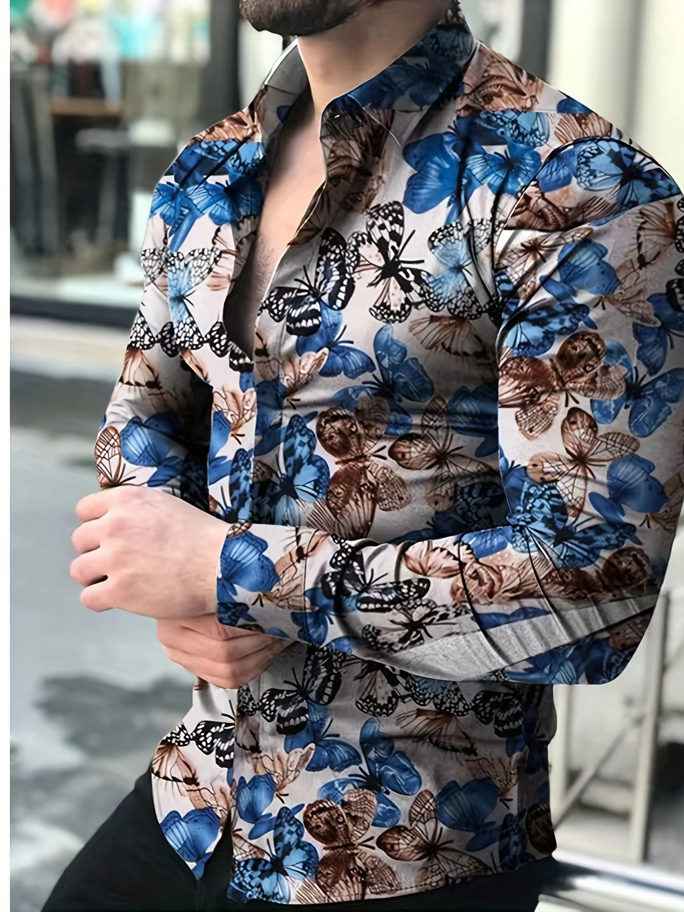 Men's Casual Fashion 3D Roses  - огляд і ціна Summer Rose Clothing