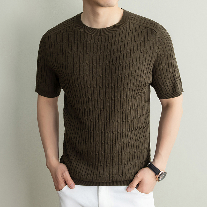 Old Money Wind Short Sleeve T- - огляд і ціна Summer Clothing Men Linen
