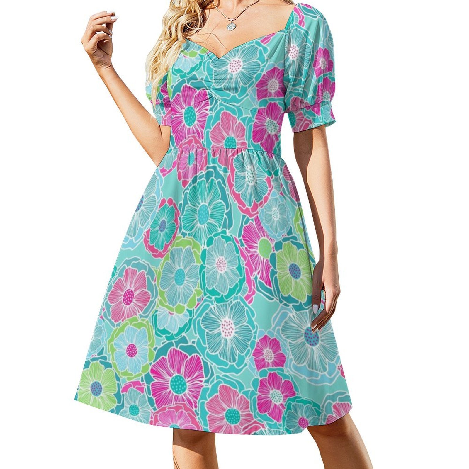 Fantasy Floral In Bold Tropica - огляд і ціна Yellow Summer Clothing