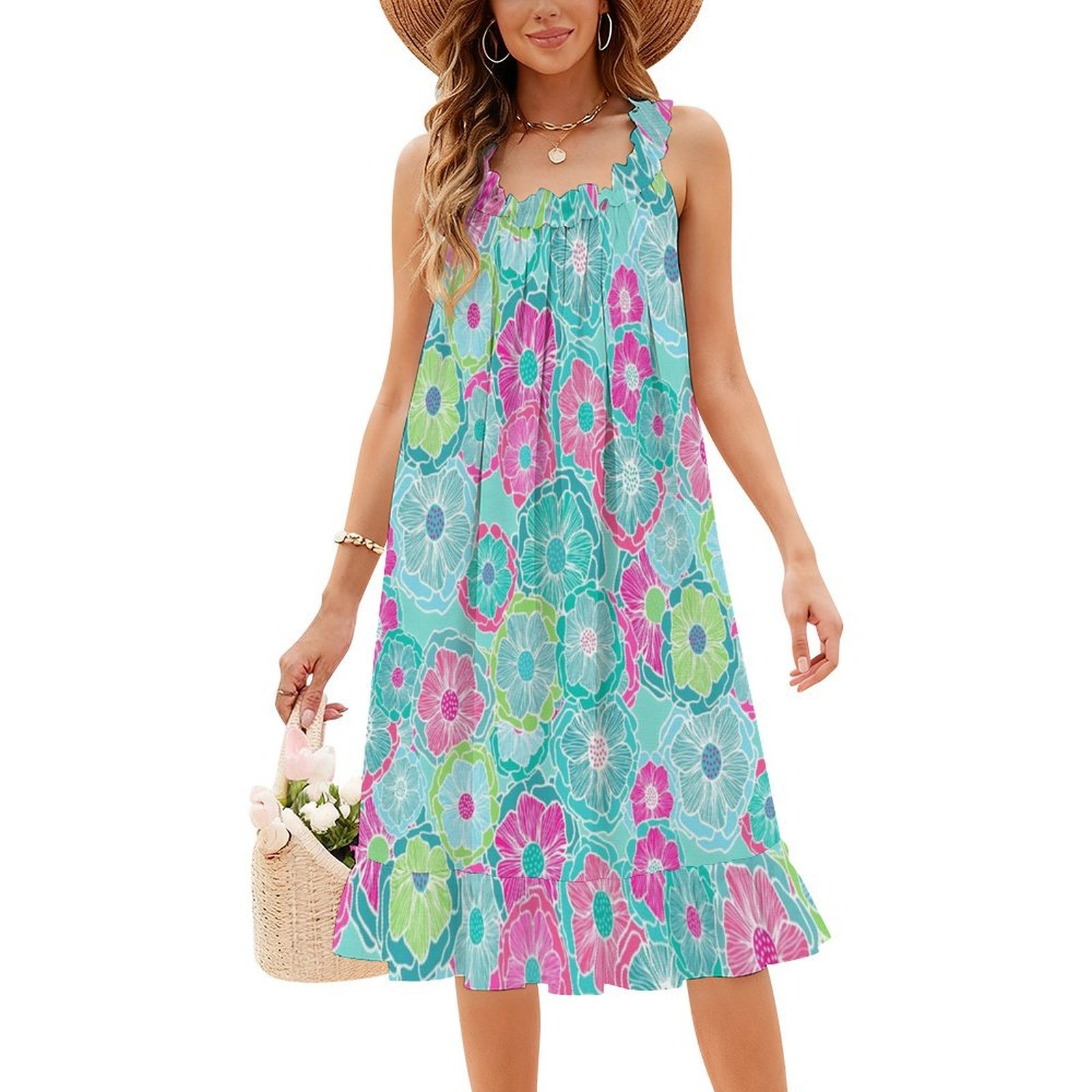 Fantasy Floral In Bold Tropica - огляд і ціна Yellow Summer Clothing