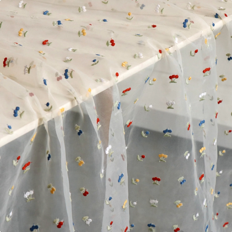 145x50cm White Fruit Embroider - огляд і ціна Summer Gauze Clothing