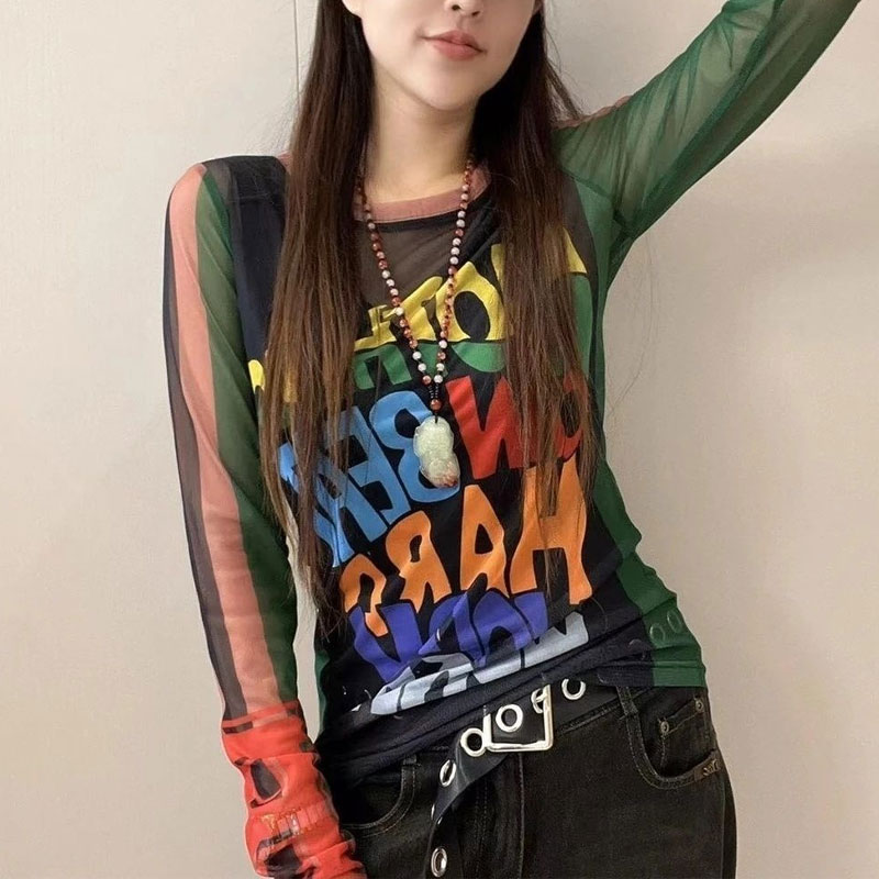 Casual Letter Printed T-shirt  - огляд і ціна Summer Gauze Clothing