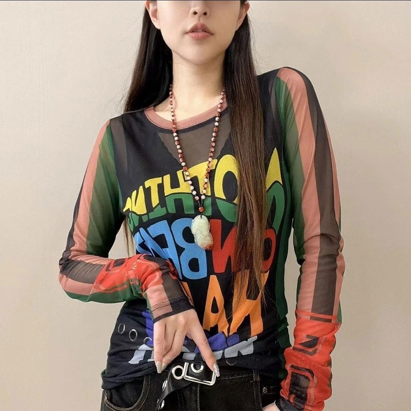 Casual Letter Printed T-shirt  - огляд і ціна Summer Gauze Clothing