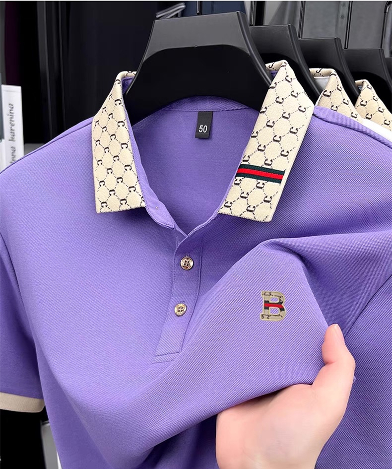Luxury brand B letter embossed - огляд і ціна Summer Clothing Men Linen
