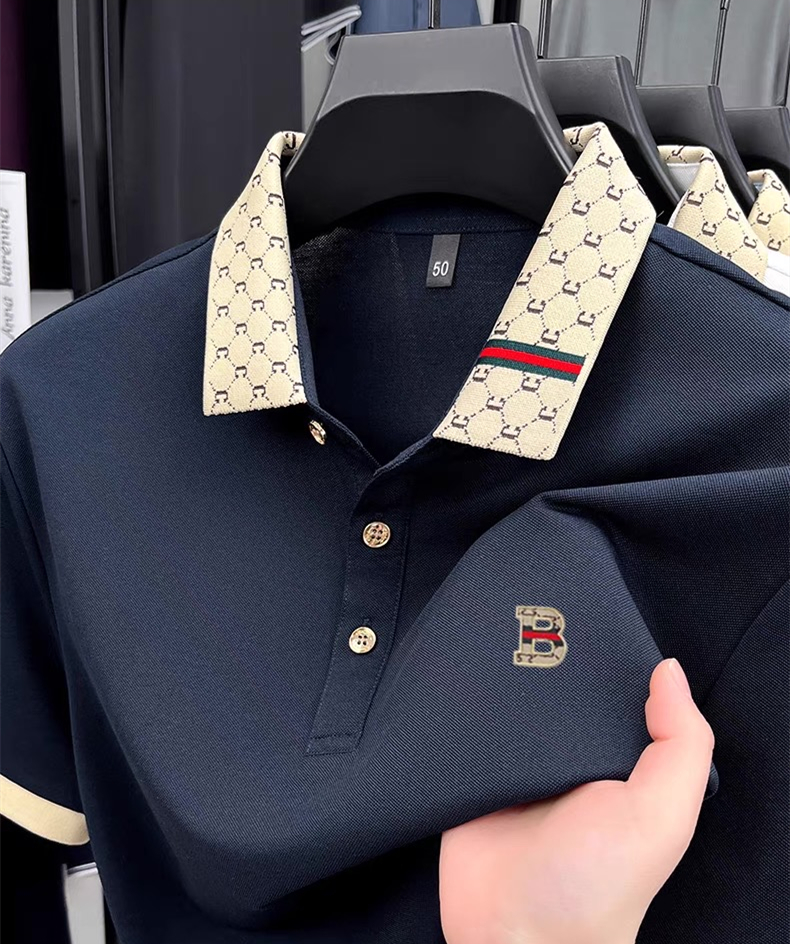 Luxury brand B letter embossed - огляд і ціна Summer Clothing Men Linen