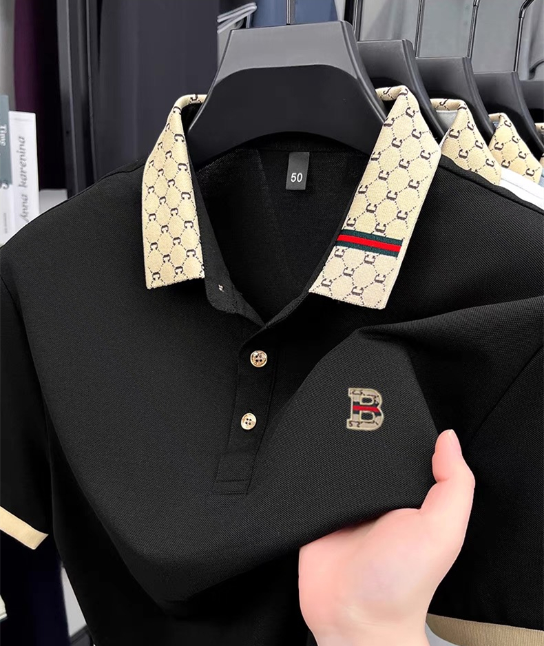 Luxury brand B letter embossed - огляд і ціна Summer Clothing Men Linen