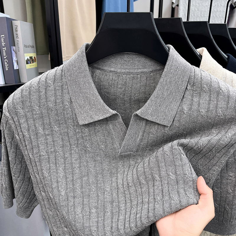 Summer New Men's Seagull Colla - огляд і ціна Summer Clothing Men Linen