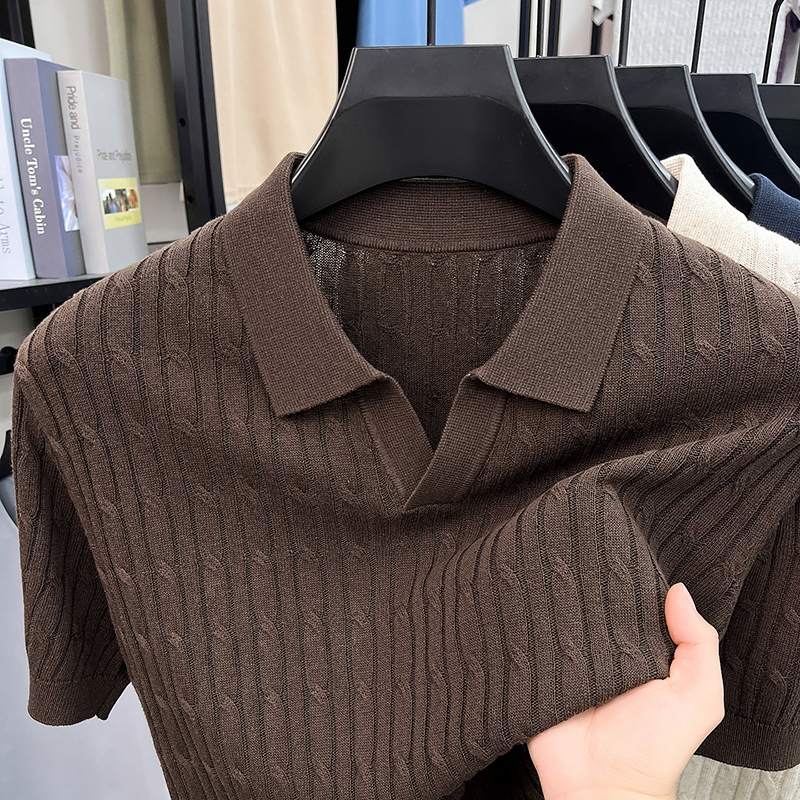 Summer New Men's Seagull Colla - огляд і ціна Summer Clothing Men Linen