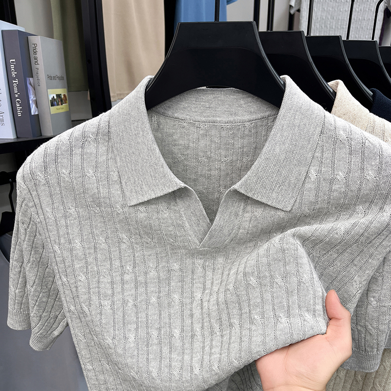 Summer New Men's Seagull Colla - огляд і ціна Summer Clothing Men Linen