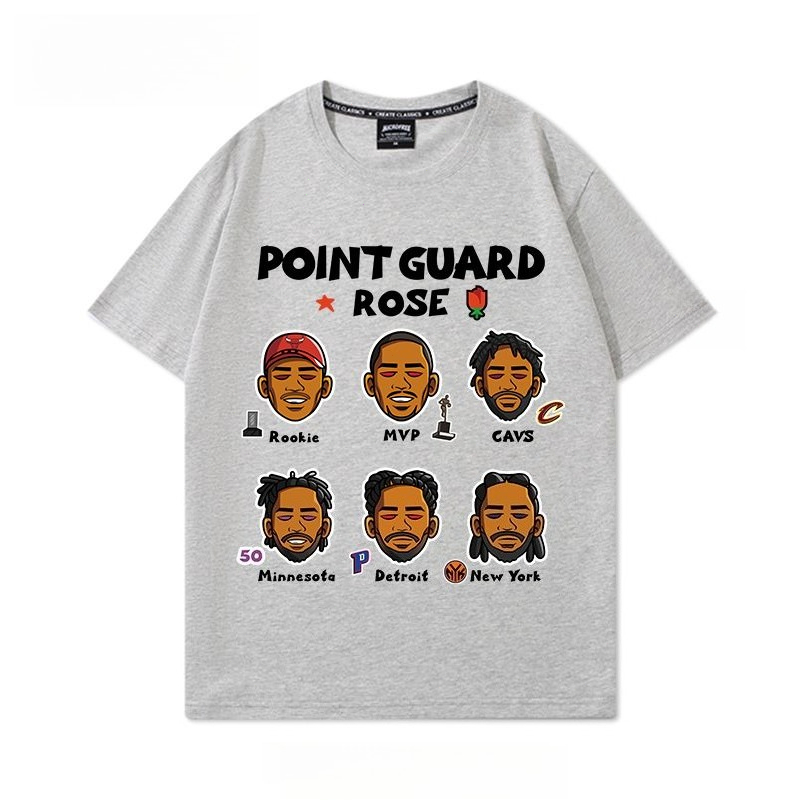 Derrick Rose Career Cartoon Sh - огляд і ціна Summer Rose Clothing