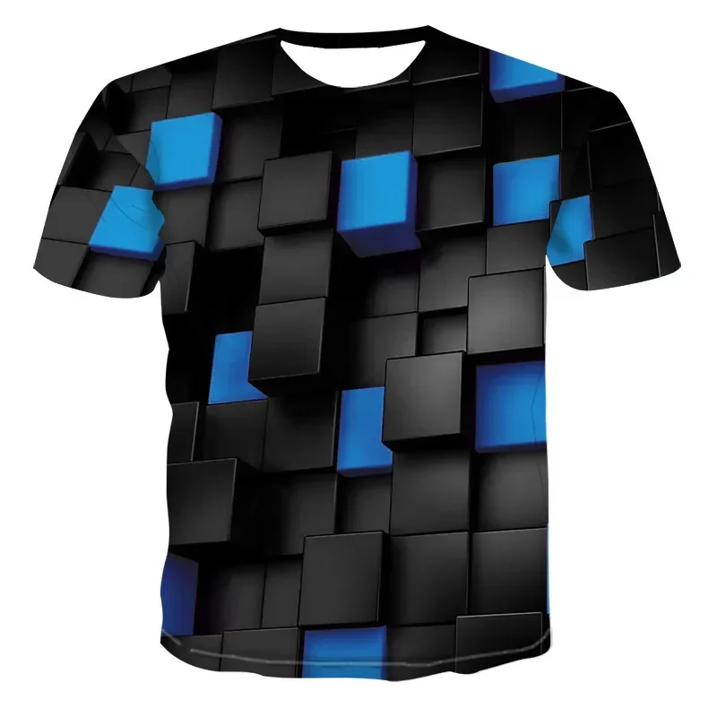 Men's 3D printed T-shirt, over - огляд і ціна Summer Clothing Affordable