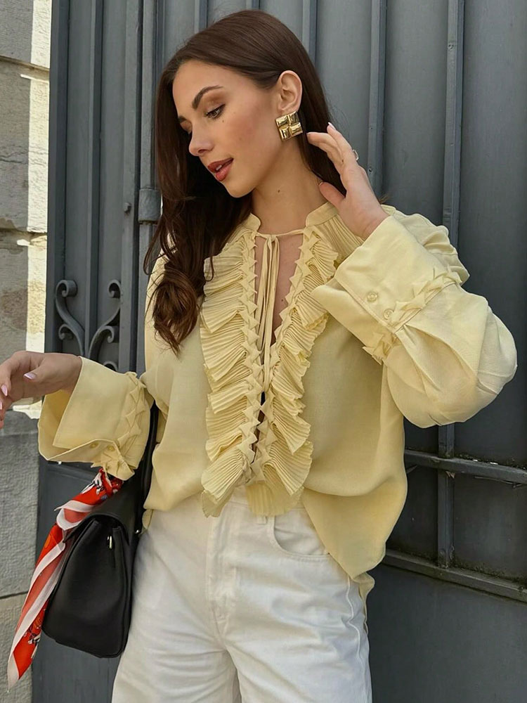 HH Women Yellow Long Sleeve Bl - огляд і ціна Yellow Summer Clothing