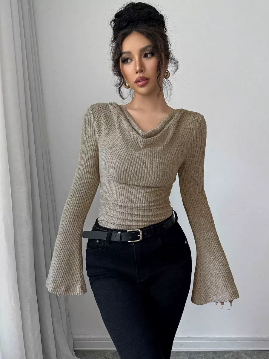 Women Blouse Off Shoulder Cowl - огляд і ціна Off Shoulder Blouse