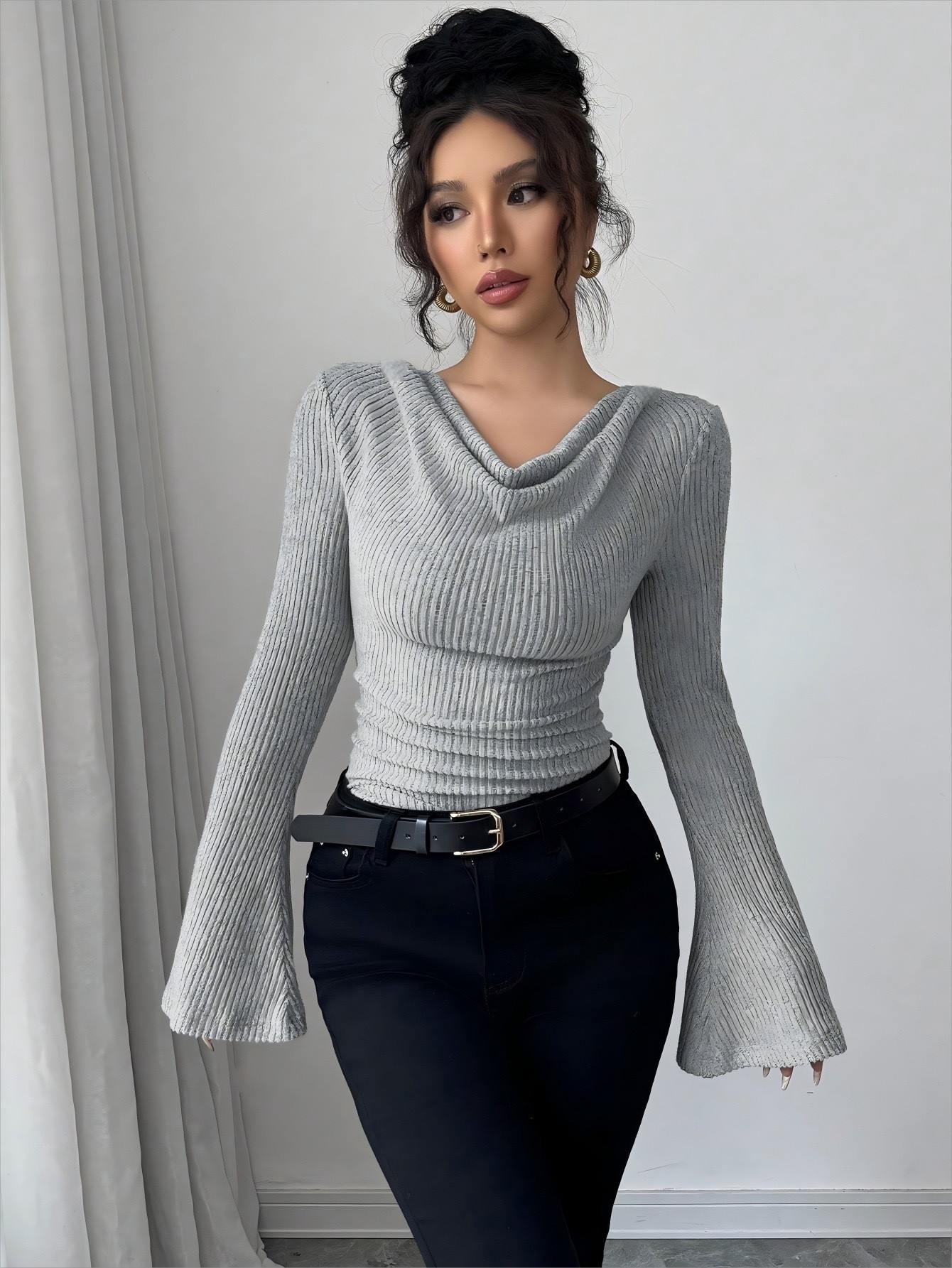 Women Blouse Off Shoulder Cowl - огляд і ціна Off Shoulder Blouse
