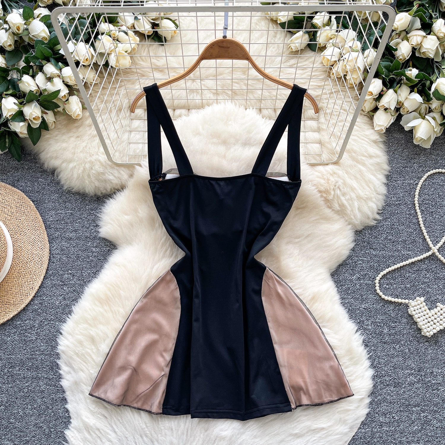 Chic vintage Spliced velour pa - огляд і ціна Summer Gauze Clothing