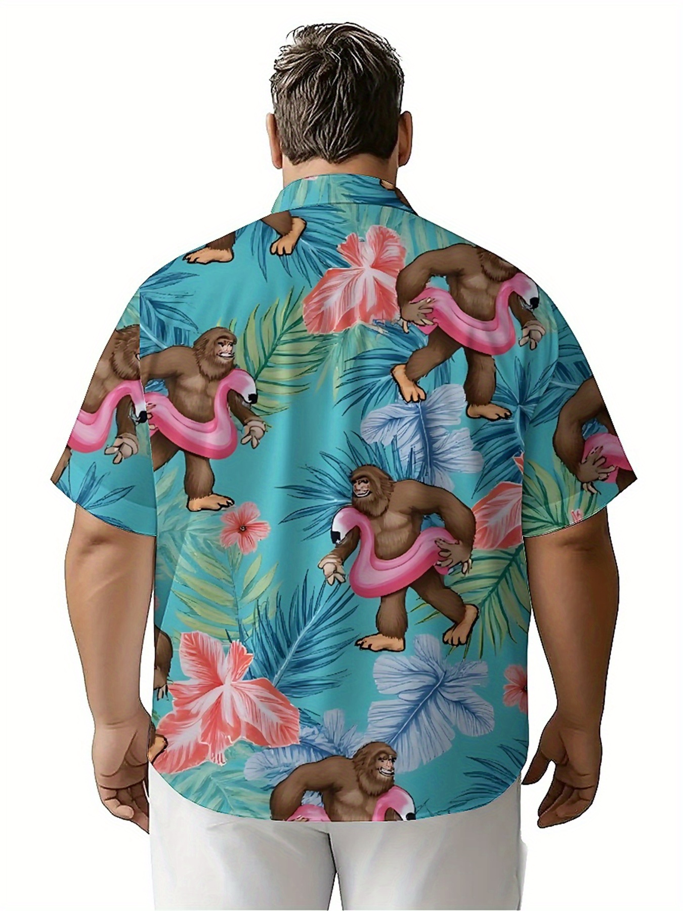 Men's Plus Size Hawaiian Shirt - огляд і ціна Summer Clothing Plus Size