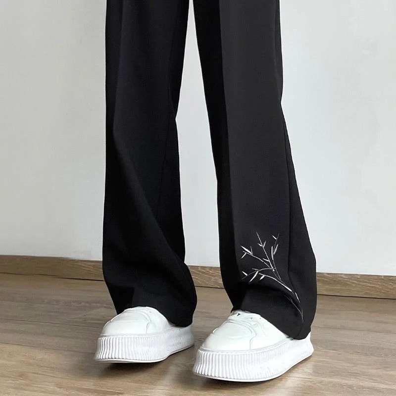 Black Men's Suits Pants Pocket - огляд і ціна Summer Clothing Cheap