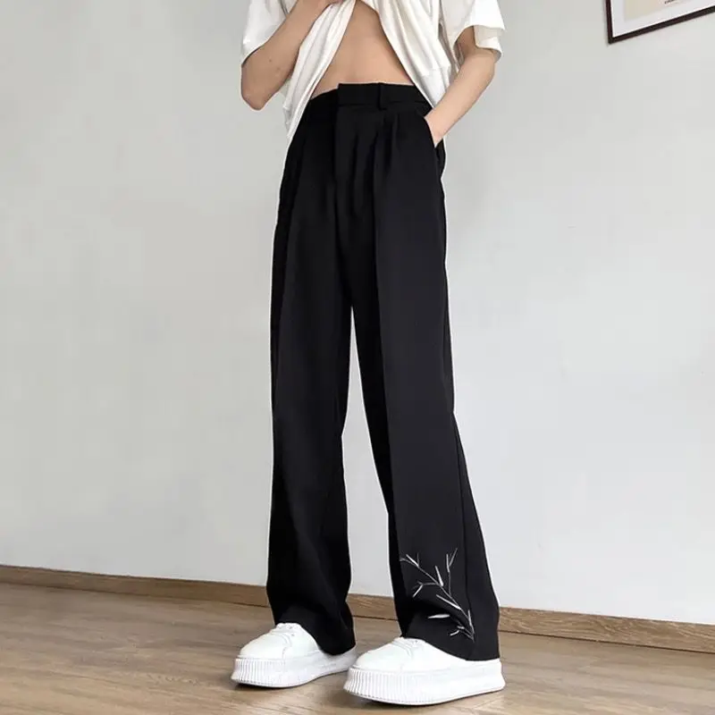 Black Men's Suits Pants Pocket - огляд і ціна Summer Clothing Cheap