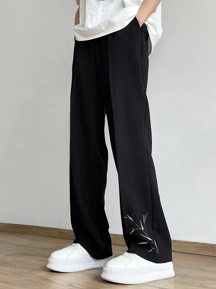 Black Men's Suits Pants Pocket - огляд і ціна Summer Clothing Cheap