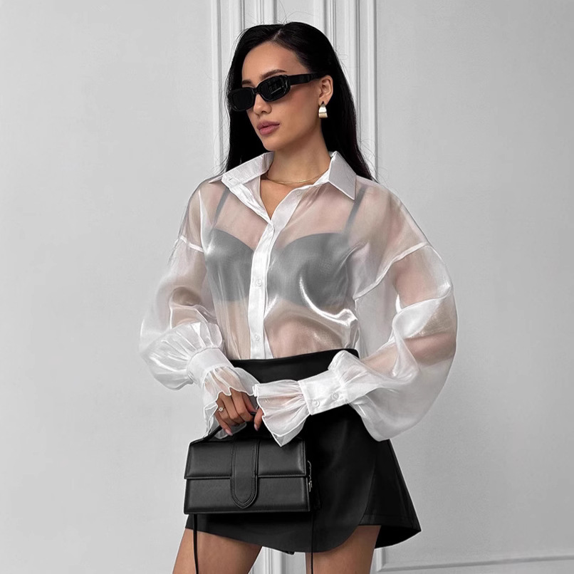 2025 Spring See Through Mesh S - огляд і ціна Summer Gauze Clothing
