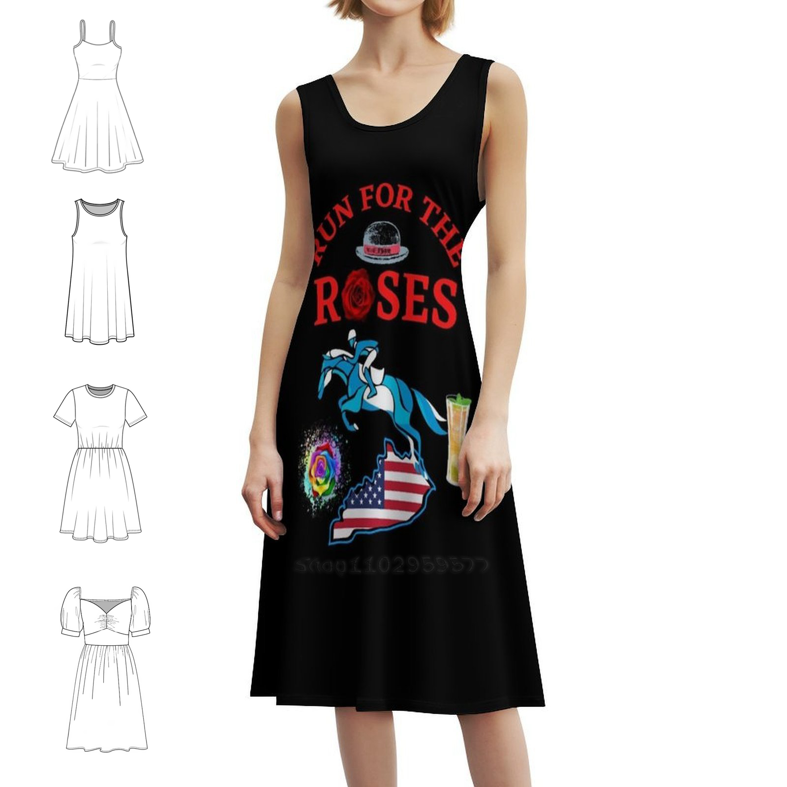 Run For The Roses Women's Stre - огляд і ціна Summer Rose Clothing