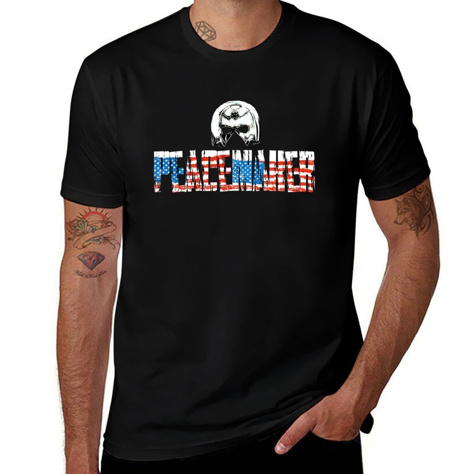 Peacemaker emblem with the ima - огляд і ціна Summer Clothing Images