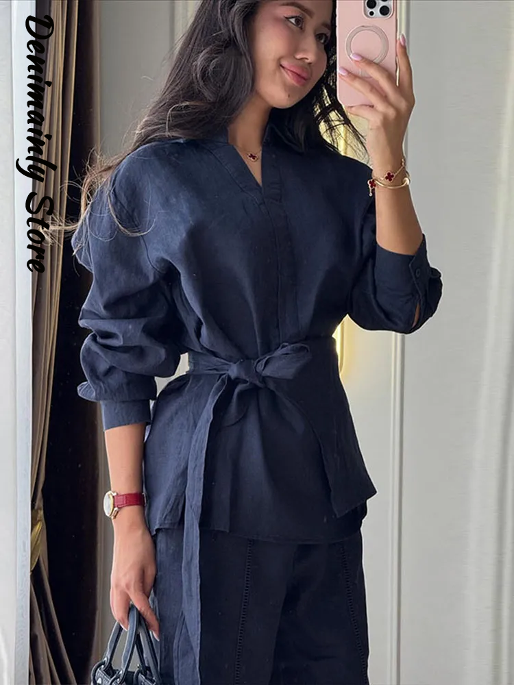 Casual Women's Linen Pants Set - огляд і ціна Summer Clothing Men Linen