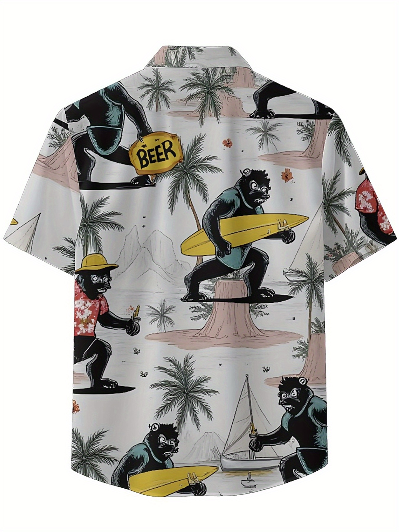 Men's Plus Size Hawaiian Shirt - огляд і ціна Summer Clothing Plus Size