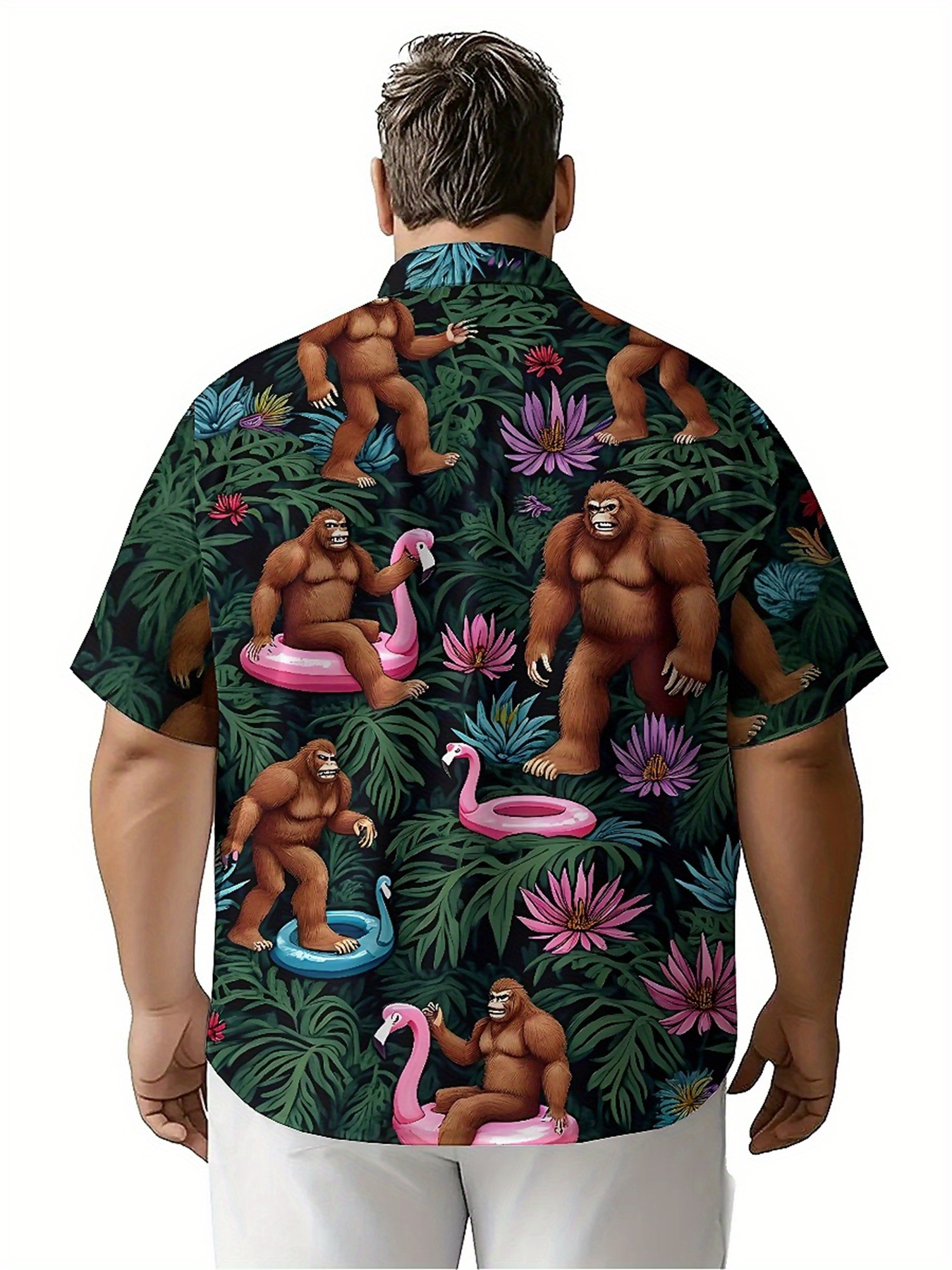 Men's Plus Size Hawaiian Shirt - огляд і ціна Summer Clothing Plus Size