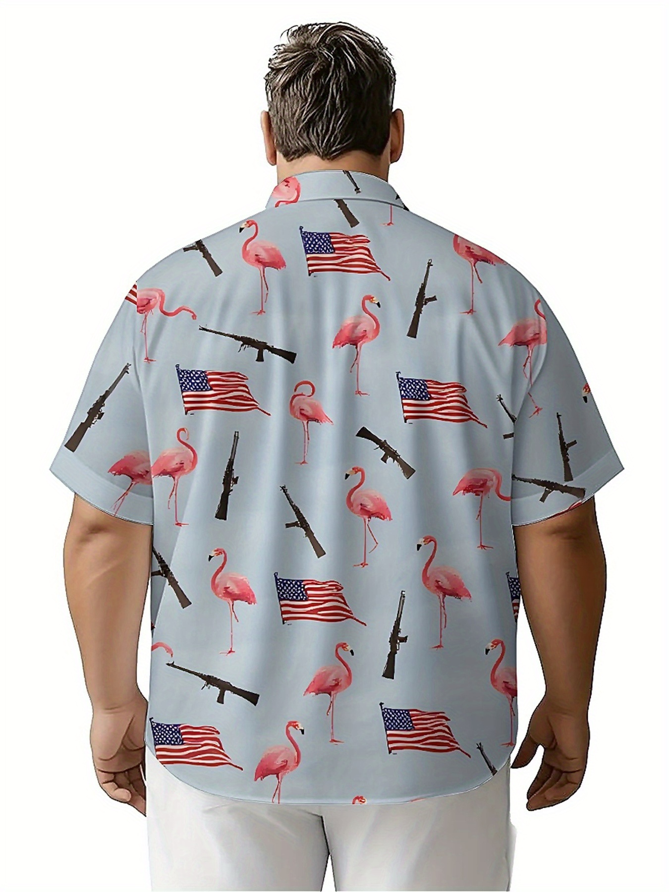Men's Plus Size Hawaiian Shirt - огляд і ціна Summer Clothing Plus Size